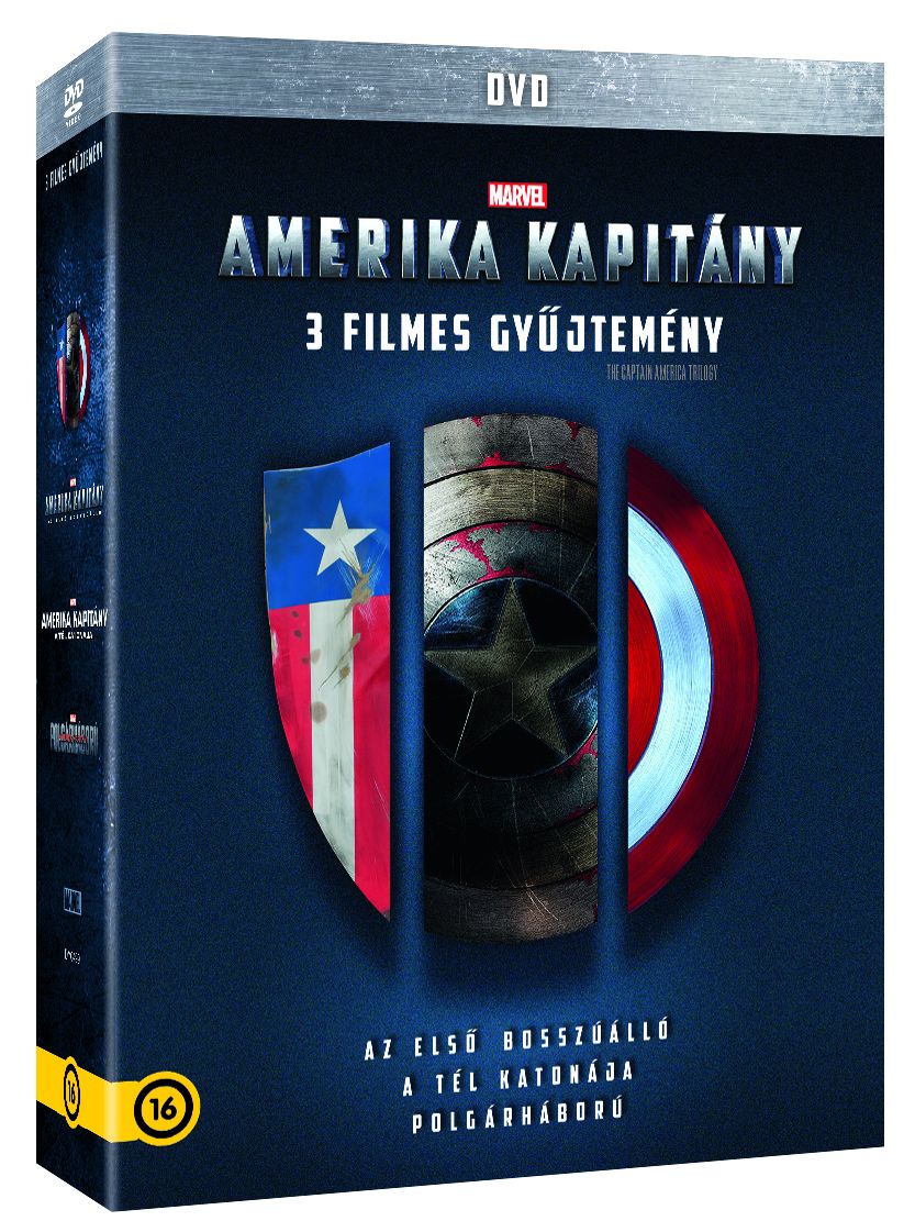Amerika kapitány Trilógia (3 DVD) DVD Amerika kapitány Trilógia (3 DVD) DVD