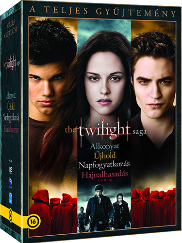 The Twilight Saga - Alkonyat - A teljes gyűjtemény (5 DVD) DVD The Twilight Saga - Alkonyat - A teljes gyűjtemény (5 DVD) DVD
