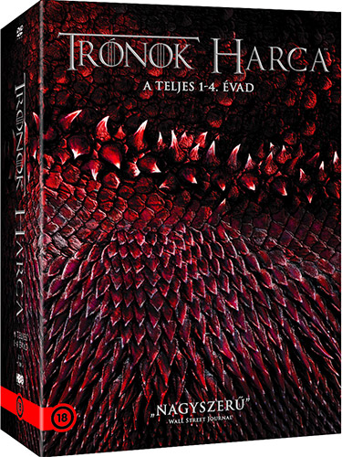 Trónok harca 1-4. évad díszdoboz (20 DVD) DVD Trónok harca 1-4. évad díszdoboz (20 DVD) DVD