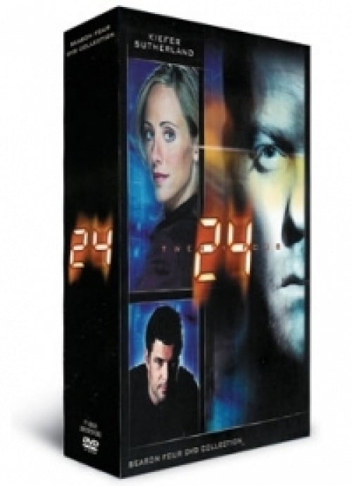 24 - Negyedik évad (6 DVD) *Antikvár - Kiváló állapotú* DVD