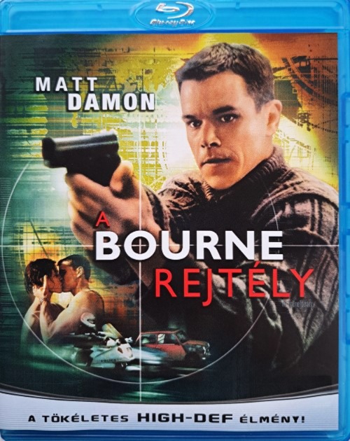 A Bourne-rejtély *Matt Damon - Szinkronizált - Antikvár - Kiváló állapotú* Blu-ray