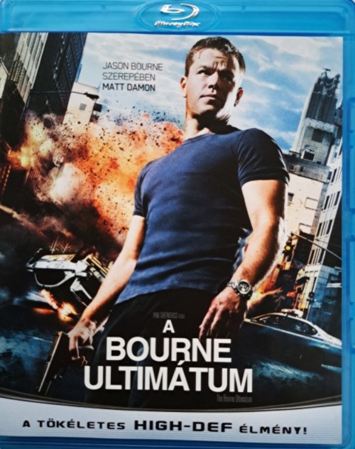 A Bourne-ultimátum Blu-ray A Bourne-ultimátum Blu-ray