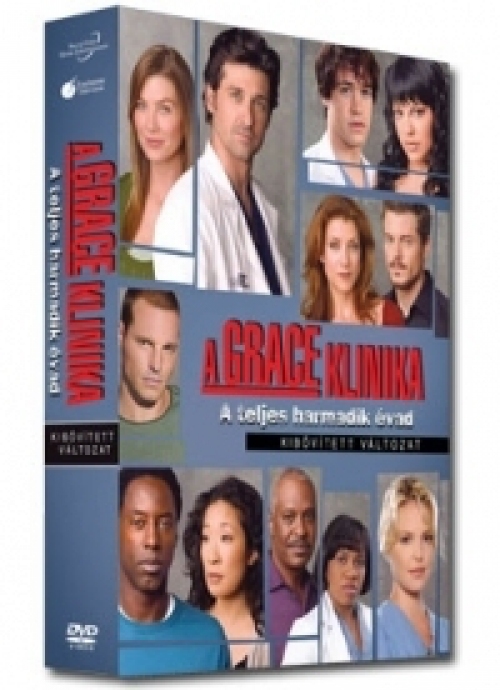 A Grace klinika - 3. évad (7 DVD) *Antikvár - Kiváló állapotú* DVD