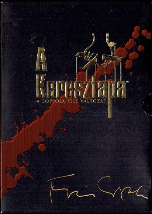 A Keresztapa trilógia (3 DVD) *A Coppola-féle díszdobozos változat* *Antikvár-Kiváló állapotú* DVD