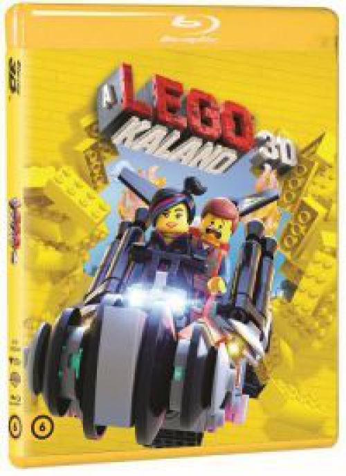 A LEGO kaland - lentikuláris borítós változat  *Magyar kiadás - Antikvár - Kiváló állapotú* 2D és 3D Blu-ray