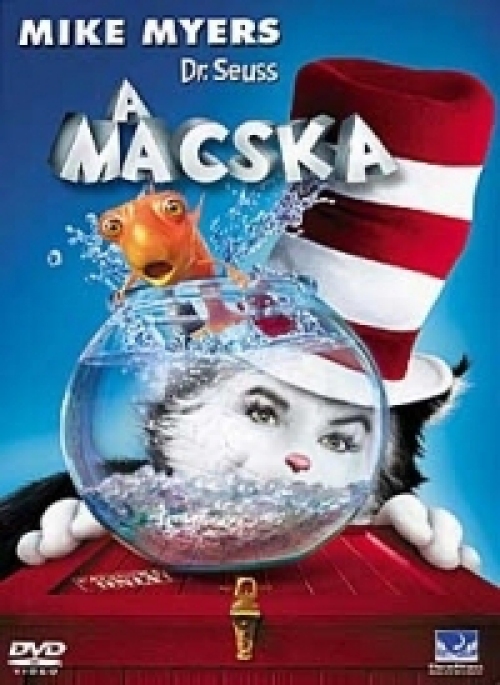 A Macska - Le a kalappal! *Import-Magyar szinkronnal* *Antikvár - Kiváló állapotú* DVD
