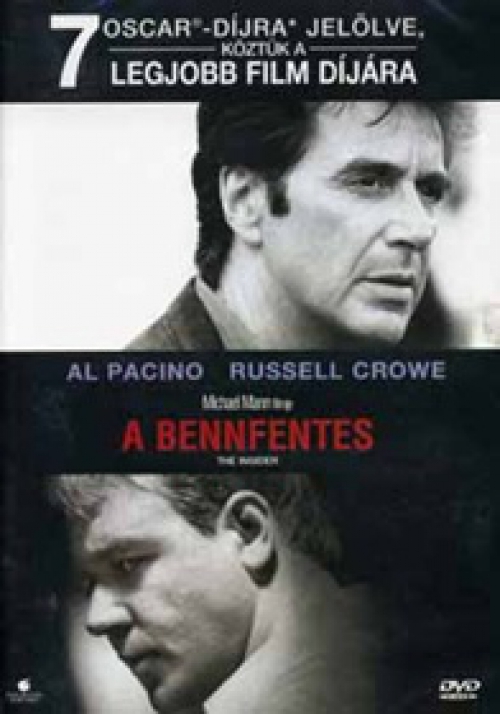 A bennfentes *Szinkronizált - Al Pacino - Russell Crowe - Antikvár-Kiváló állapotú* DVD A bennfentes *Szinkronizált - Al Pacino - Russell Crowe - Antikvár-Kiváló állapotú* DVD