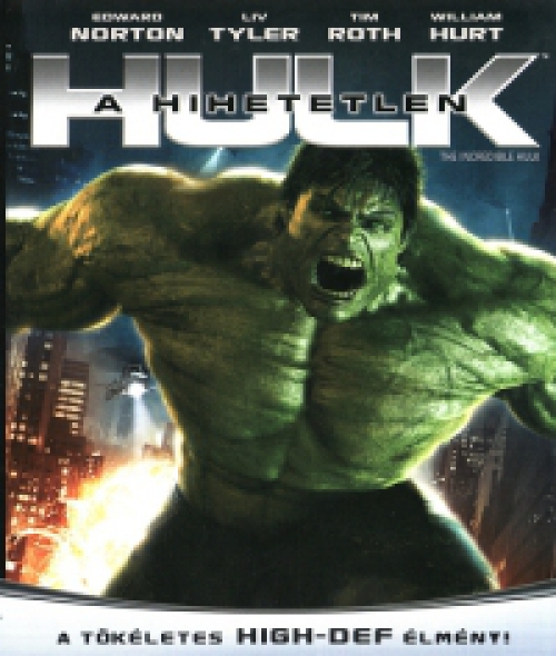 A hihetetlen Hulk *Magyar kiadás - Antikvár - Kiváló állapotú* Blu-ray