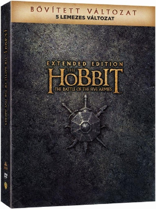 A hobbit: Az öt sereg csatája - bővített, extra változat (5 DVD) (limitált, digipackos verzió) *2184 DVD