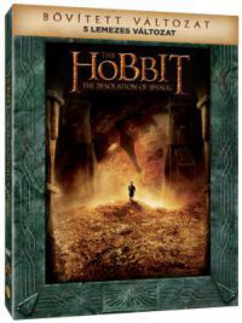 A hobbit: Smaug pusztasága - bővített, extra változat (5 DVD) *Antikvár-Jó állapotú* DVD
