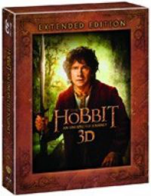A hobbit: Váratlan utazás - limitált, lentikuláris borítós, ablakos slipcase-es verzió (2 BD3D + 3 B Blu-ray