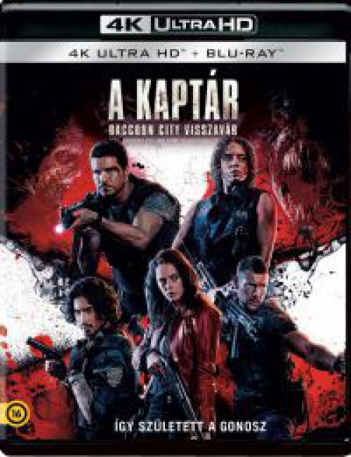 A kaptár – Raccoon City visszavár (4K UHD + Blu-ray) *Magyar kiadás-Antikvár-Kiváló állapotú* Blu-ray