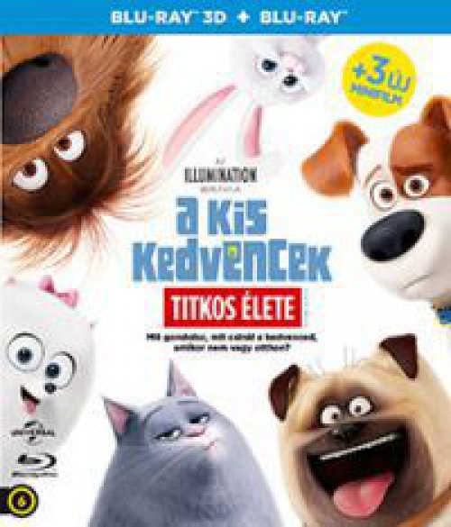 A kis kedvencek titkos élete 2D és 3D Blu-ray