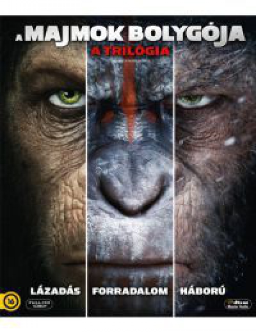 A majmok bolygója - a trilógia (3 Blu-ray) *Import - Magyar szinkronnal* Blu-ray