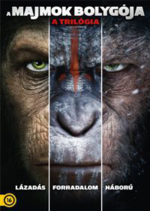 A majmok bolygója - a trilógia (3 Blu-ray) - limitált, fémdobozos változat (steelbook) Blu-ray A majmok bolygója - a trilógia (3 Blu-ray) - limitált, fémdobozos változat (steelbook) Blu-ray