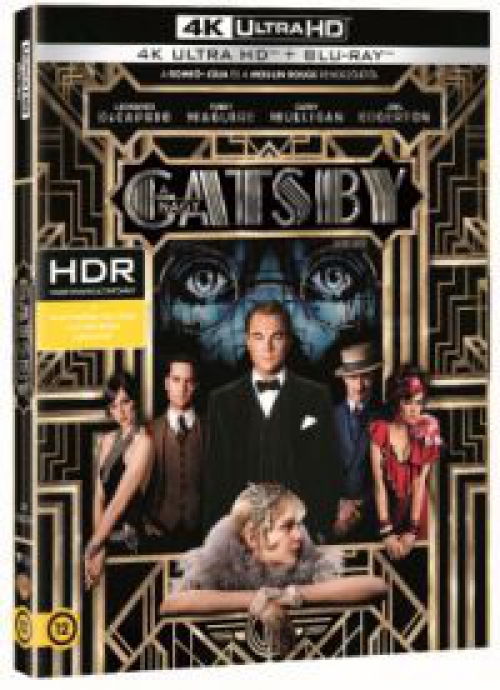 A nagy Gatsby (4K UHD + Blu-Ray) *Magyar kiadás - Antikvár - Kiváló állapotú* Blu-ray