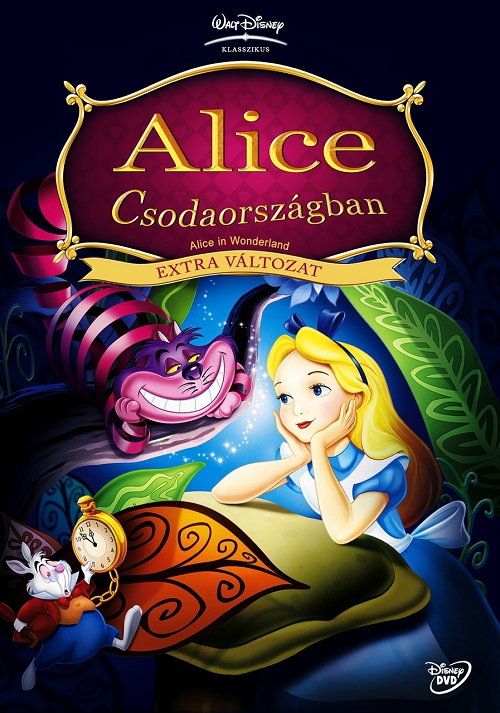 Alice Csodaországban *A klassszikus 1951-es - Disney* *Antikvár - Kiváló állapotú* DVD