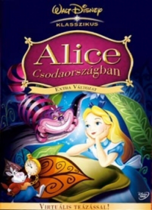 Alice Csodaországban *Disney* *Antikvár-Közepes állapotú* DVD