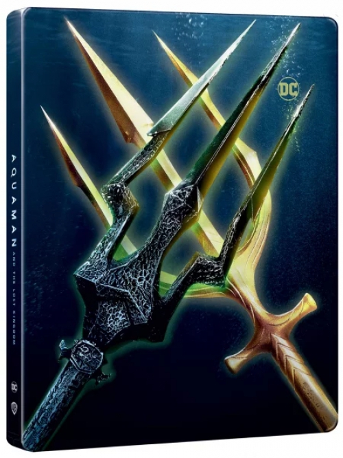 Aquaman és az Elveszett Királyság (Blu-ray+DVD) -limitált, fémdobozos kiadás *Import-Angol hangot és Blu-ray