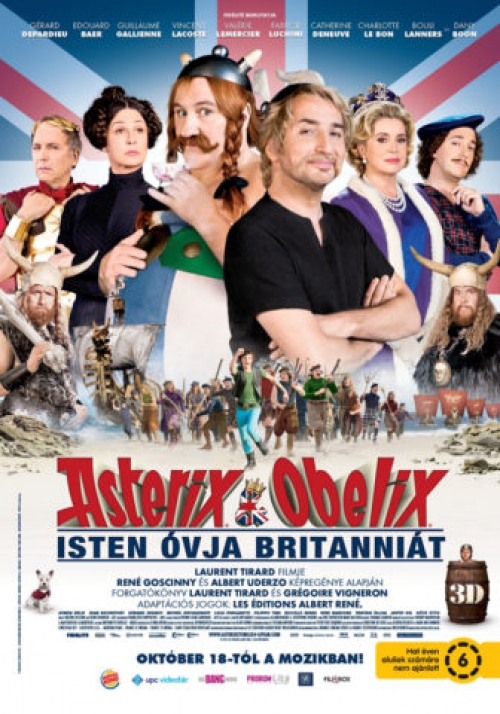 Asterix & Obelix: Isten óvja Britanniát (3D+2D Blu-ray) Blu-ray