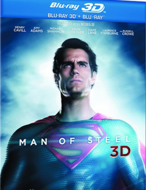 Az acélember 2D és 3D Blu-ray