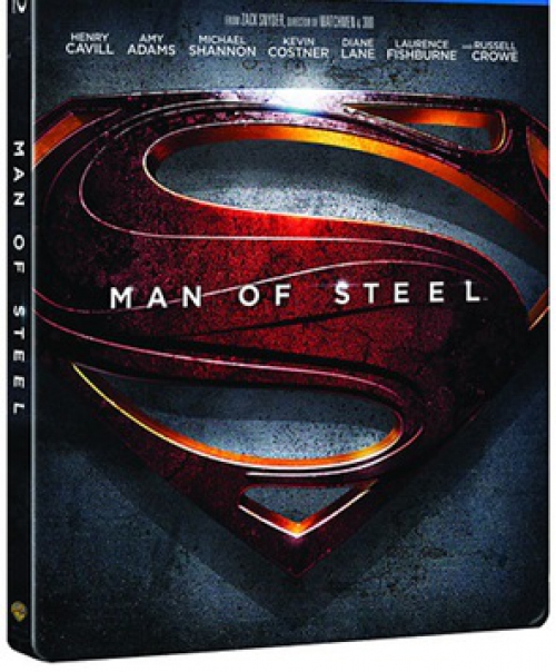 Az acélember  - limitált, fémdobozos változat *Bontatlan - Antikvár* 2D és 3D Blu-ray