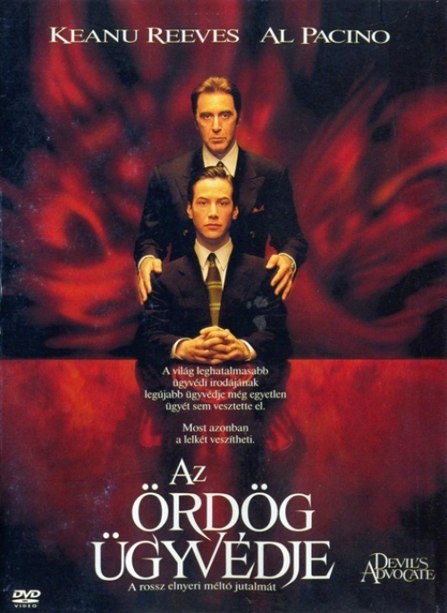 Az ördög ügyvédje *Szinkronizált* *Keanu Reeves - Al Pacino - Antikvár-Kiváló állapotú* DVD