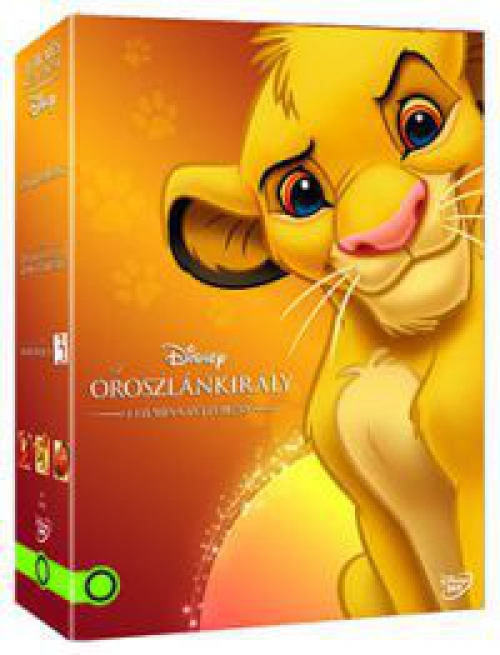 Az oroszlánkirály (3 DVD) *Import-Magyar szinkronnal-Nem gyűjtődobozos kiadás* DVD