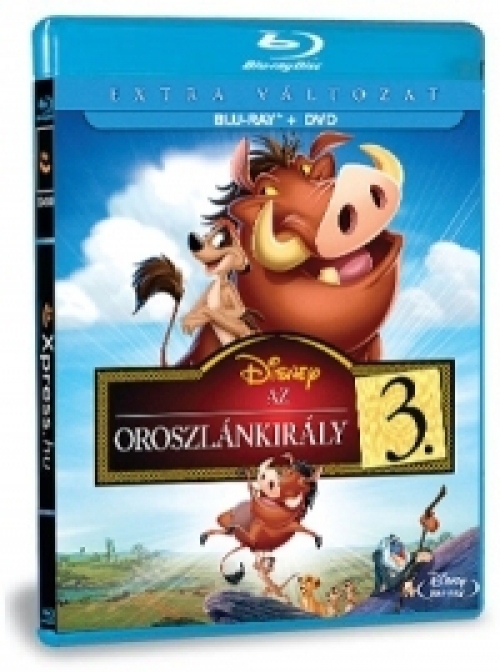 Az oroszlánkirály 3: Hakuna Matata *Magyar kiadás -Bontatlan - Antikvár* Blu-ray