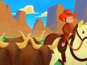 Bajkeverő majom: Vadnyugati vakáció