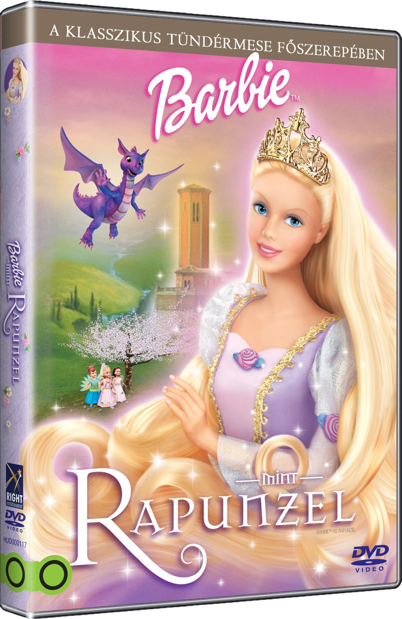 Barbie, mint Rapunzel DVD