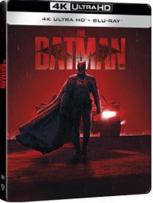 Batman (2022) (4K UHD + 2 Blu-ray) -  limitált, fémdobozos változat ("Batmobile Head Lights" steelbo Blu-ray