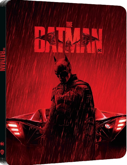 Batman (2022) (4K UHD + 2 Blu-ray) - limitált, fémdobozos változat ("Batmobile Head Lights" steelboo Blu-ray