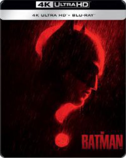 Batman (2022) (4K UHD + 2 Blu-ray) - limitált, fémdobozos változat ("Red Question Mark" steelbook) Blu-ray