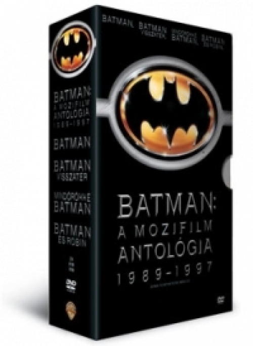 Batman: A mozifilm antológia 1989-1997 (8 DVD)  *Antikvár - Kiváló állapotú* DVD