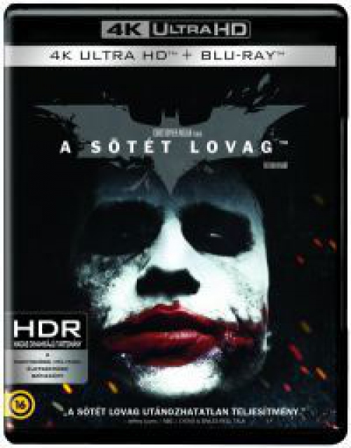 Batman - A sötét lovag (4K UHD Blu-ray  + BD) *Import-Idegennyelvű borító* Blu-ray