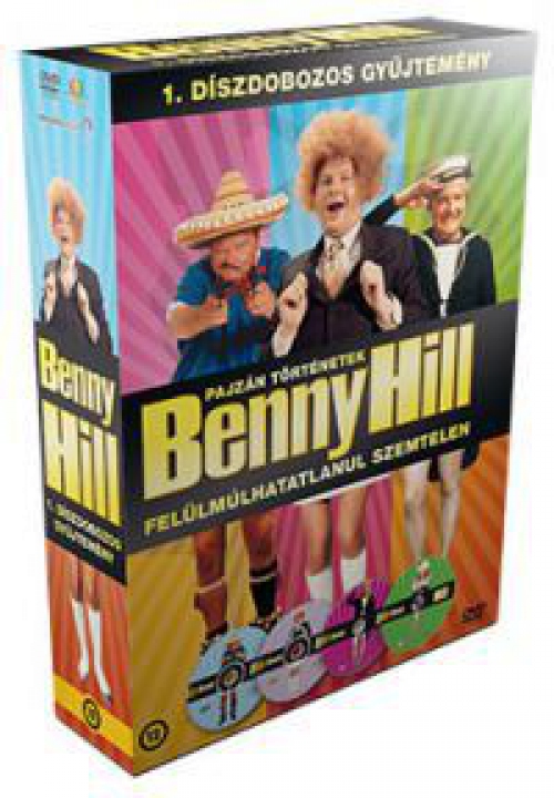 Benny Hill gyűjtemény 1. (4 DVD) *Díszdoboz* DVD