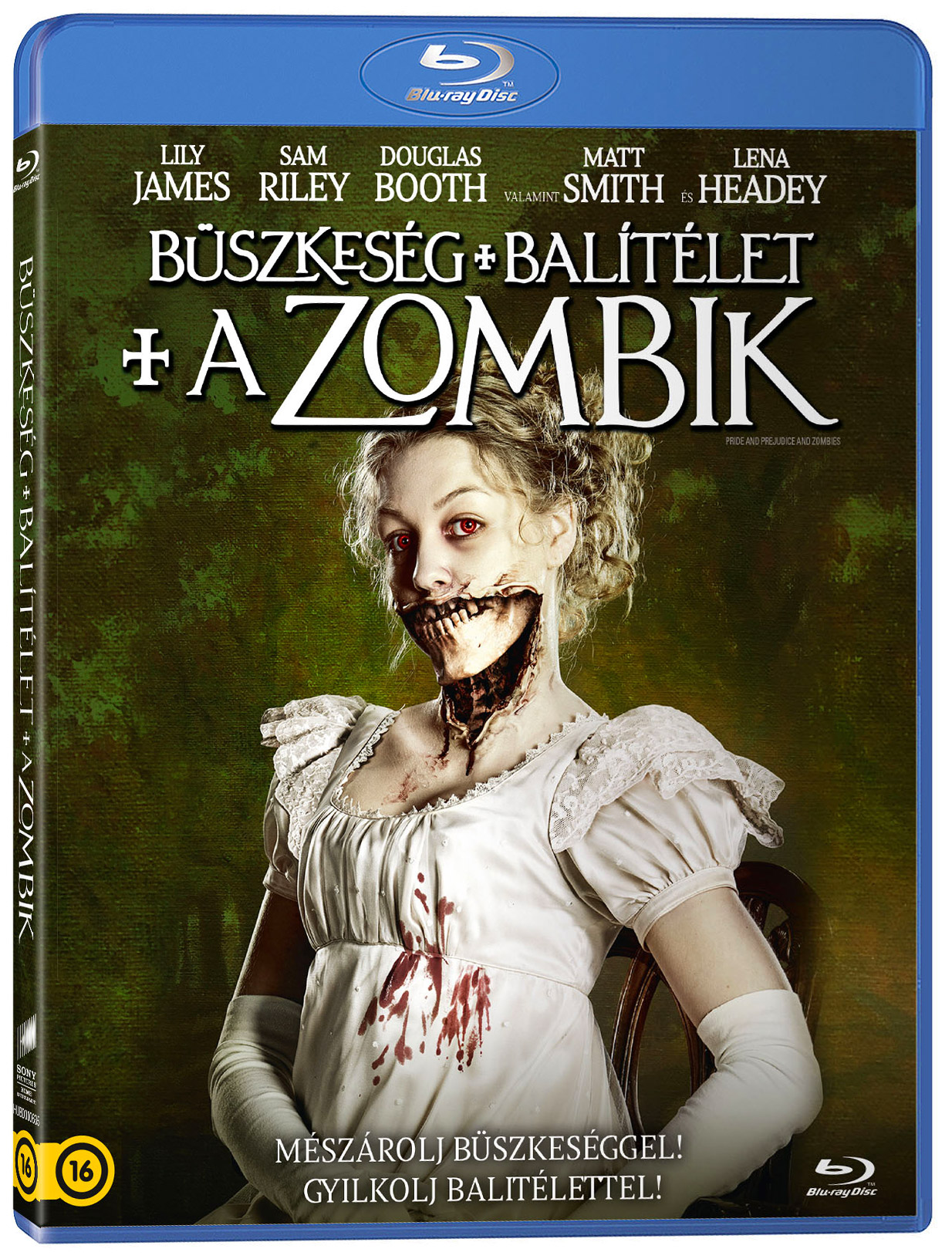 Büszkeség és balítélet meg a zombik Blu-ray