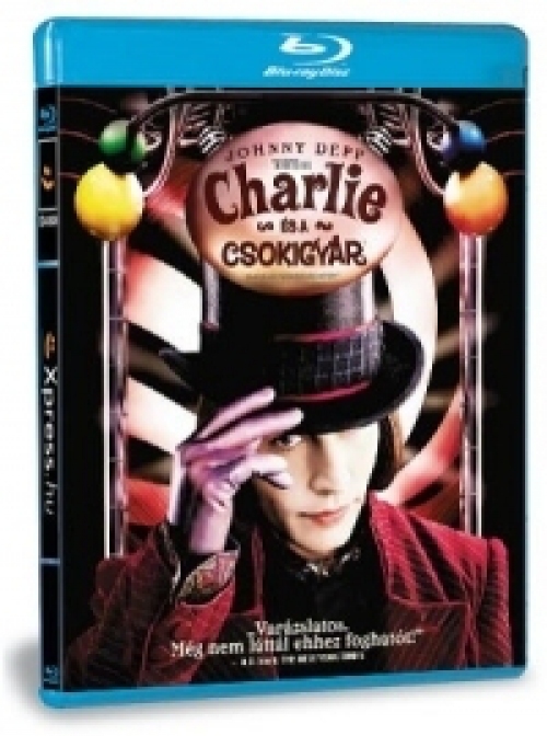 Charlie és a csokigyár  *Magyar kiadás - Antikvár-Kiváló állapotú* Blu-ray