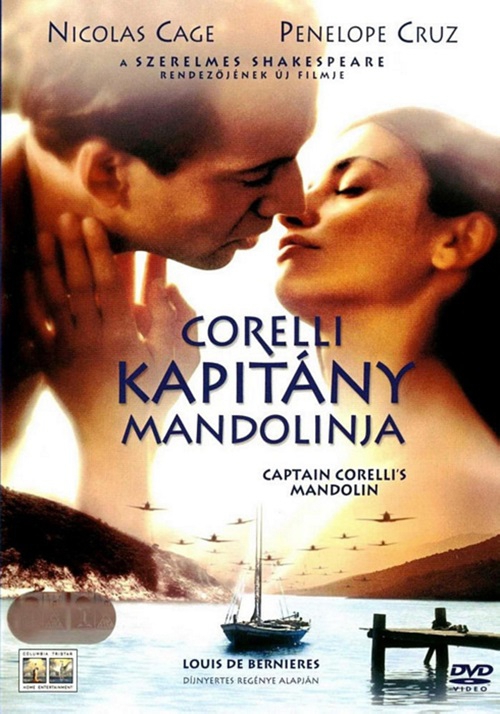 Corelli kapitány mandolinja *Nicolas Cage - Penélope Cruz - Antikvár - Kiváló állapotú* DVD