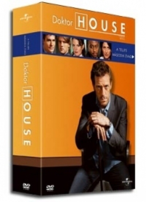 Doktor House 2. Évad (6 DVD)  *Antikvár-Kiváló állapotú* DVD