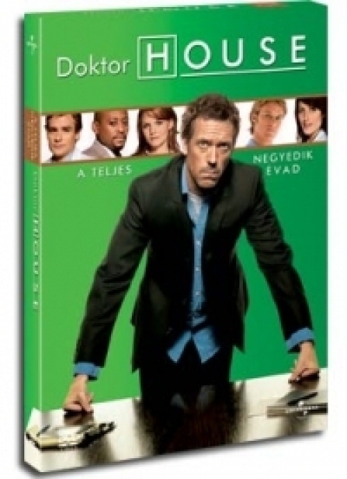 Doktor House 4. Évad (4 DVD) *Antikvár-Kiváló állapotú* DVD