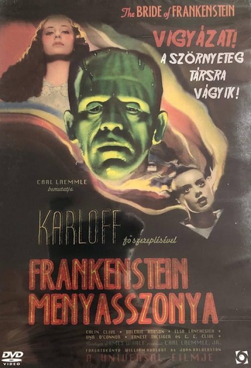 Frankenstein menyasszonya DVD