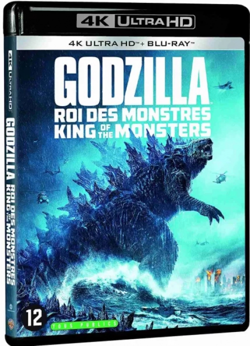 Godzilla 2: Szörnyek királya (4K UHD + Blu-ray) *Magyar kiadás - Antikvár - Kiváló állapotú* Blu-ray