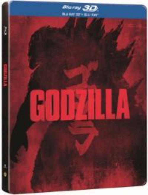 Godzilla - fémdobozos változat (2014)   *Magyar kiadás - Antikvár - Gyűjtői példány - Kiváló állapot 2D és 3D Blu-ray
