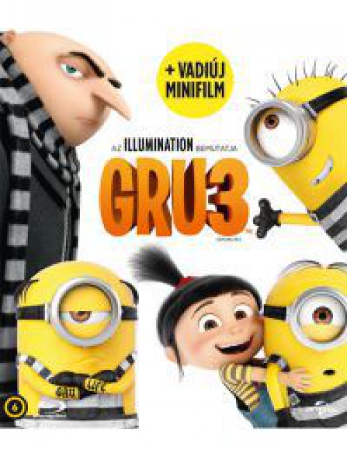 Gru 3. *Magyar kiadás - Antikvár - Kiváló állapotú* Blu-ray