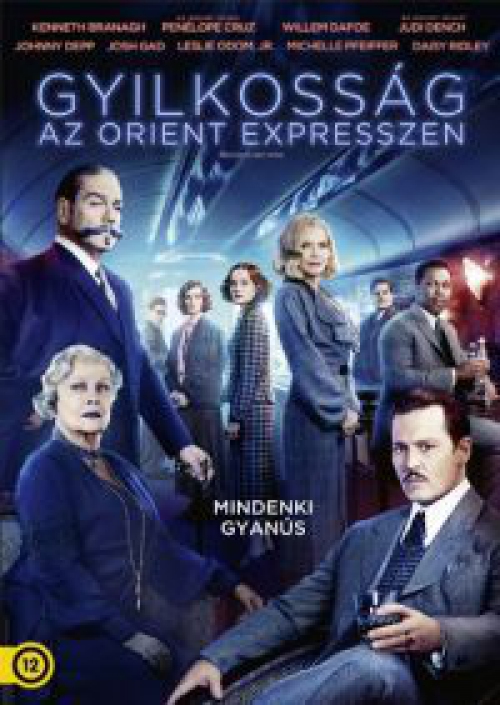 Gyilkosság az Orient Expresszen (2017) DVD Gyilkosság az Orient Expresszen (2017) DVD