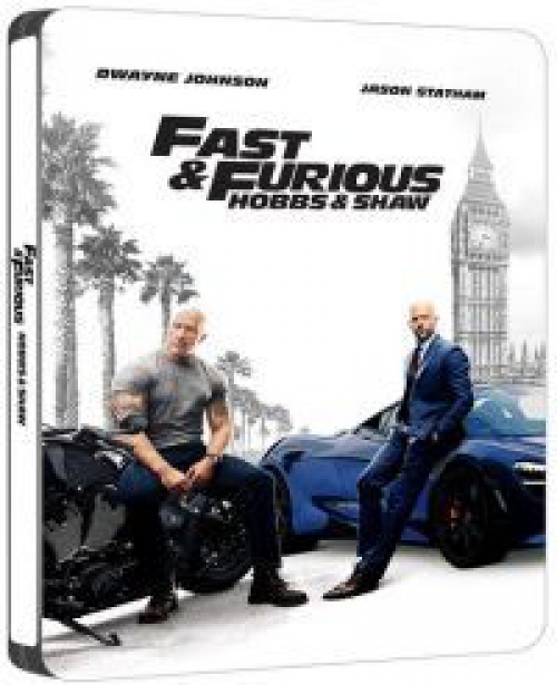 Halálos iramban: Hobbs és Shaw (4K UHD+Blu-ray) - limitált, fémdobozos változat (steelbook) Blu-ray Halálos iramban: Hobbs és Shaw (4K UHD+Blu-ray) - limitált, fémdobozos változat (steelbook) Blu-ray