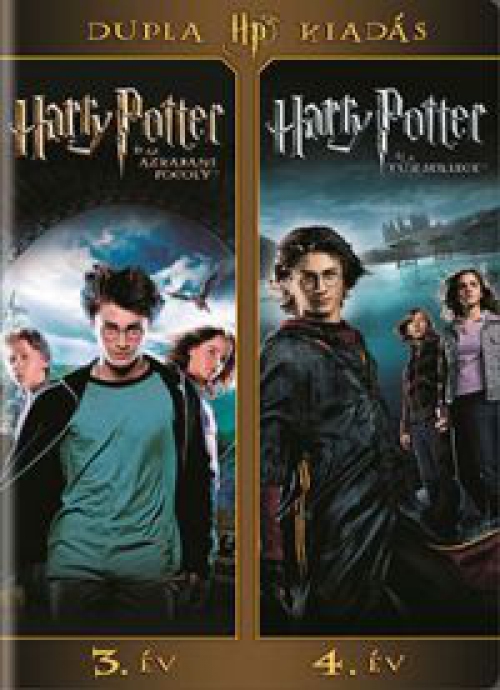 Harry Potter 3-4. év (Azkabani fogoly / Tűz Serlege) (2 DVD) *Antikvár - Kiváló állapotú* DVD