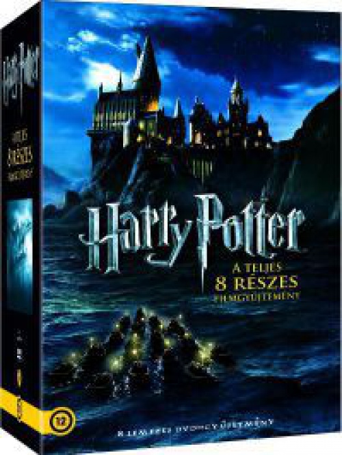 Harry Potter - A teljes sorozat (8 DVD) *Díszdobozos* *Antikvár - Kiváló állapotú* DVD